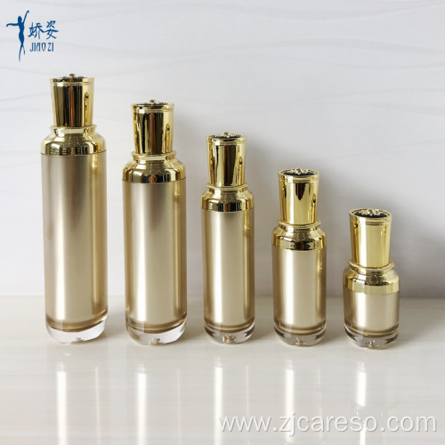 2018 Luxury Gold Acrylic Bottles and Jars